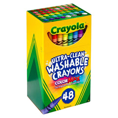 Crayola 48ct UltraClean Washable Crayons Art Classroom Must Haves for Teachers Kids School Supplies Coloring Gift Ages 3+