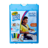 Crayola Stow and Go Color Wonder Set, 30 Pages, 4 Mess Free Markers, Toddler Stocking Stuffers, Travel Activity, Holiday Gift for Kids, Ages 3+