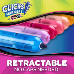 Crayola 10ct Clicks Retractable Washable Markers