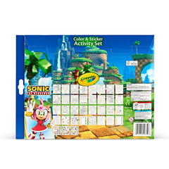 Crayola Color and Sticker Activity Foldalope Sonic