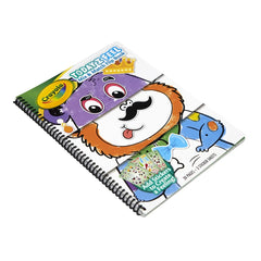 Crayola Today I Feel Mix & Match Flip Book: Flippable Coloring & Sticker Book for Kids, 30 Pages, Activity Pad