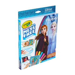 Crayola Color Wonder Glitter Coloring Kit - Disney Frozen 2: Mess Free Coloring Book for Creative Thinking & Shapes