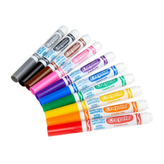 Crayola 10ct Ultra Clean Washable Broad Line Markers, School Supplies for Kids, Art Classroom Must Haves, Coloring Gift, Ages 3+
