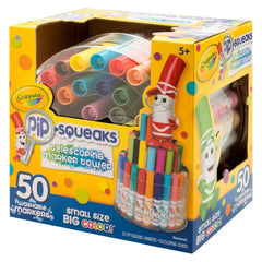 Crayola 50ct Pip Squeaks Washable Marker Set, Bold Point, Toddler School Supplies, Preschool Classroom Essentials, Gift, Ages 3+