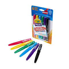 Crayola 6ct Project Erasable Poster Markers