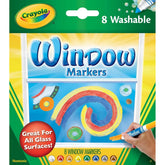 Crayola 8ct Super Tips Washable Markers, Pastel Markers, Cute School Supplies, Teacher Essentials, Adult Coloring Tools, Ages 3+
