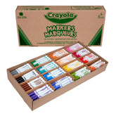Crayola Broad Line Markers Bulk 256ct, Art Classroom Must Haves for Teachers, Kids School Supplies, Coloring Markers, 16 Colors, Gifts for Teachers
