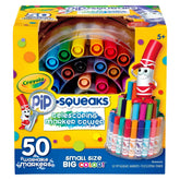 Crayola 50ct Pip Squeaks Washable Marker Set, Bold Point, Toddler School Supplies, Preschool Classroom Essentials, Gift, Ages 3+