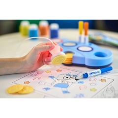 Crayola Magic Light Up Bluey Stamper Art Set, Toddler Mess Free Coloring and Stamping Kit, Holiday Gift for Kids, Bluey Toys, Ages 3+