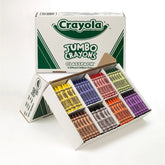 Crayola Jumbo Crayons Bulk 200ct, Art Classroom Must Haves for Teachers, Kids School Supplies, Large Crayons, 8 Classic Colors, Gifts for Teachers