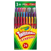 Crayola 24ct Mini Twistables Crayons, Cute School Supplies, Classroom Must Haves for Teachers, Travel Friendly, Coloring Gift, Ages 3+