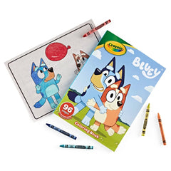 Crayola 96pg Bluey Coloring Book: Stickers & Creative Thinking for Kids, Ages 3+, 10.75" x 7.75"