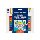Crayola 8pk Doodle & Draw Color Change Doodle Markers