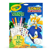 Crayola Color and Sticker Activity Foldalope Sonic