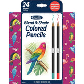 Crayola 24ct Blend and Shade Colored Pencils, School Supplies, Adult Coloring Supplies, Gifts for Teachers and Kids, Ages 4+