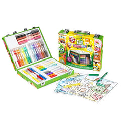 Crayola Mini Inspiration Art Case Silly Scents Smash Ups: Scented Crayons & Markers, Kids' School Supplies, Creative Kit
