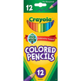 Crayola 12ct Pre-Sharpened Colored Pencils, Kids School Supplies, Art Classroom Must Haves for Teachers, Coloring Gift Ages 5+
