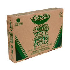 Crayola Ultra Clean Washable Broad Line Markers Bulk 200ct, Classroom Must Haves, Kids School Supplies, 8 Colors, Teacher Gift, Ages 3+