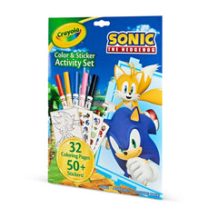 Crayola Color and Sticker Activity Foldalope Sonic