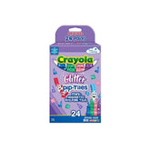 Crayola Mini Glitter PIP Magnetic Tiles 24pc Set