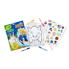 Crayola Color and Sticker Activity Foldalope Sonic