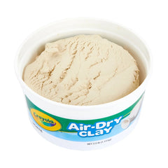 Crayola 2.5lb Air Dry Clay White, Modeling Material, Art School Supplies, Gifts for Teachers and Kids, Ages 4+