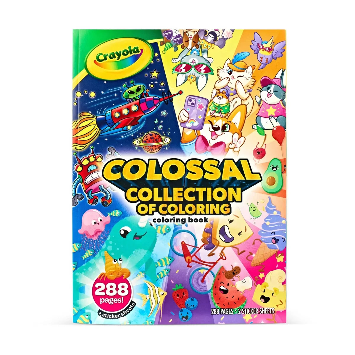 Crayola 288 Pages Colossal Collection of Coloring 10.75"x7.75"