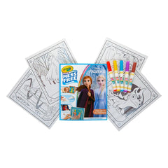 Crayola Color Wonder Glitter Coloring Kit - Disney Frozen 2: Mess Free Coloring Book for Creative Thinking & Shapes