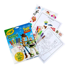 Crayola 32 Pages Color and 50+ Sticker Activity Foldalope Toy Story 5 - 11.94"x9"