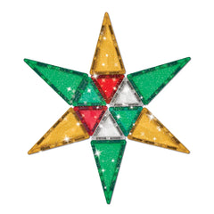 Crayola Mini Holiday Glitter PIP Magnetic Tiles 27pc Set