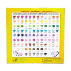 Crayola 100ct Colored Pencil Set, Art School Supplies, Classroom Must Haves, Gifts for Teachers and Kids, Ages 5+