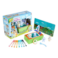 Crayola Scribble Scrubbie Bluey Poolside Playset