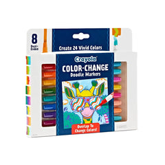 Crayola 8pk Doodle & Draw Color Change Doodle Markers