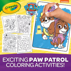 Crayola Paw Patrol Color & Erase Reusable Sticker Activity Pad: Non-Toxic Coloring Book with Stickers for Ages 3+
