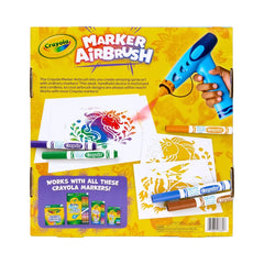 Crayola Marker Airbrush Drawing and Coloring Kit