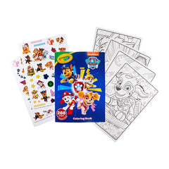 Crayola 288pg PAW Patrol Coloring Book with Sticker Sheets: Creative Toddler Activity for Kids 3+ by Nickelodeon