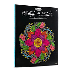 Crayola Mindful Mediations Mandala Coloring Book, 40 Adult Coloring Pages, Arts and Crafts, Screen Free Mindfulness Activity, Gifts for Teachers