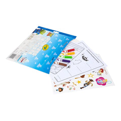 Crayola 32 Pages Color and 50+ Sticker Activity Foldalope Toy Story 5 - 11.94"x9"