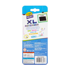 1ct Crayola Project XL Poster Marker - Black: Bold Permanent Marker for Kids' School Supplies