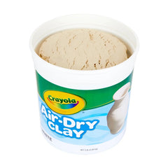 Crayola 5lb Air Dry Clay Bucket White, Modeling Material, Art School Supplies, Gifts for Teachers and Kids, Ages 4+