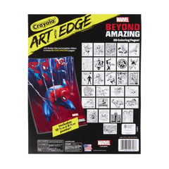 Crayola 28 Pages and Poster Art with Edge Coloring Book Spider-Man Beyond Amazing