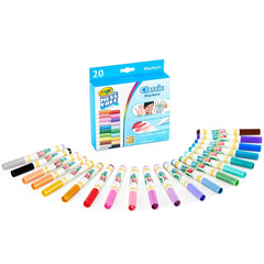 Crayola 20ct Color Wonder Broadline Markers,Mess-Free, Non-Toxic, Creative Thinking, 20 Markers, Ages 3+