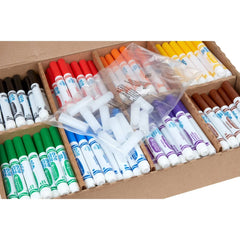Crayola Ultra Clean Washable Broad Line Markers Bulk 200ct, Classroom Must Haves, Kids School Supplies, 8 Colors, Teacher Gift, Ages 3+