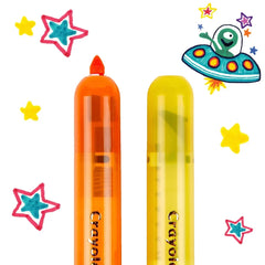 Crayola 10ct Clicks Retractable Washable Markers, Cute School Supplies, Classroom Essentials, Coloring Gifts for Teachers and Kids, Ages 6+