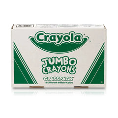 Crayola Jumbo Crayons Bulk 200ct, Art Classroom Must Haves for Teachers, Kids School Supplies, Large Crayons, 8 Classic Colors, Gifts for Teachers