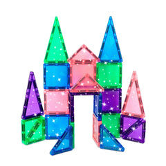 Crayola Mini Glitter PIP Magnetic Tiles 24pc Set