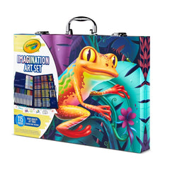 Crayola 115pc Imagination Art Set with Case: Drawing & Coloring Kit for Creative Thinking, Includes Crayons & More