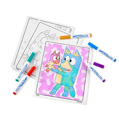 Crayola Color Wonder Mess Free Coloring Pages with Markers - Bluey: Non-Toxic, Creative Thinking, Kids, 18 Pages