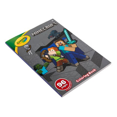 Crayola 96pg Minecraft Coloring Book with Sticker Sheet