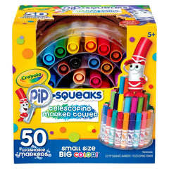 Crayola 50ct Pip Squeaks Washable Marker Set, Bold Point, Toddler School Supplies, Preschool Classroom Essentials, Gift, Ages 3+